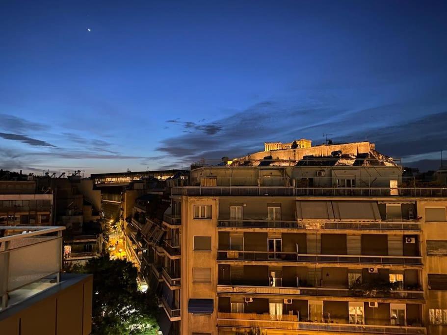 Lovely Apt W/Heated Jacuzzi &Full Acropolis View 雅典 外观 照片