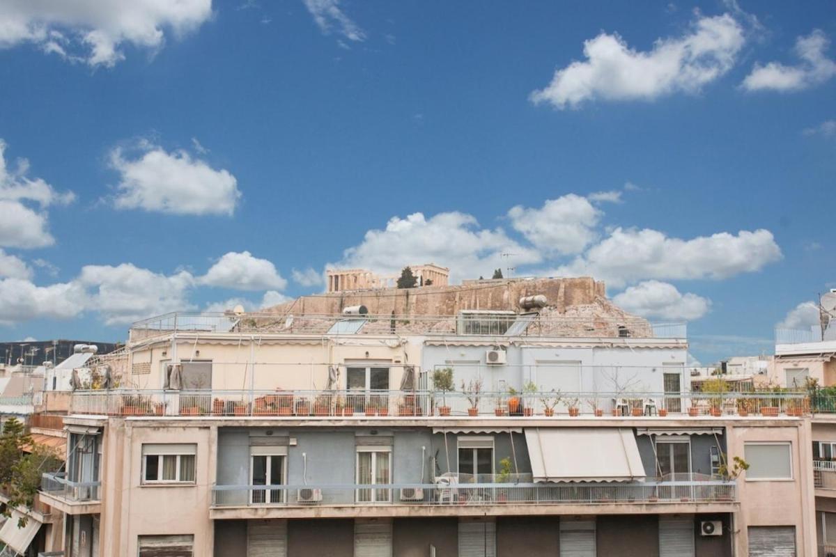Lovely Apt W/Heated Jacuzzi &Full Acropolis View 雅典 外观 照片