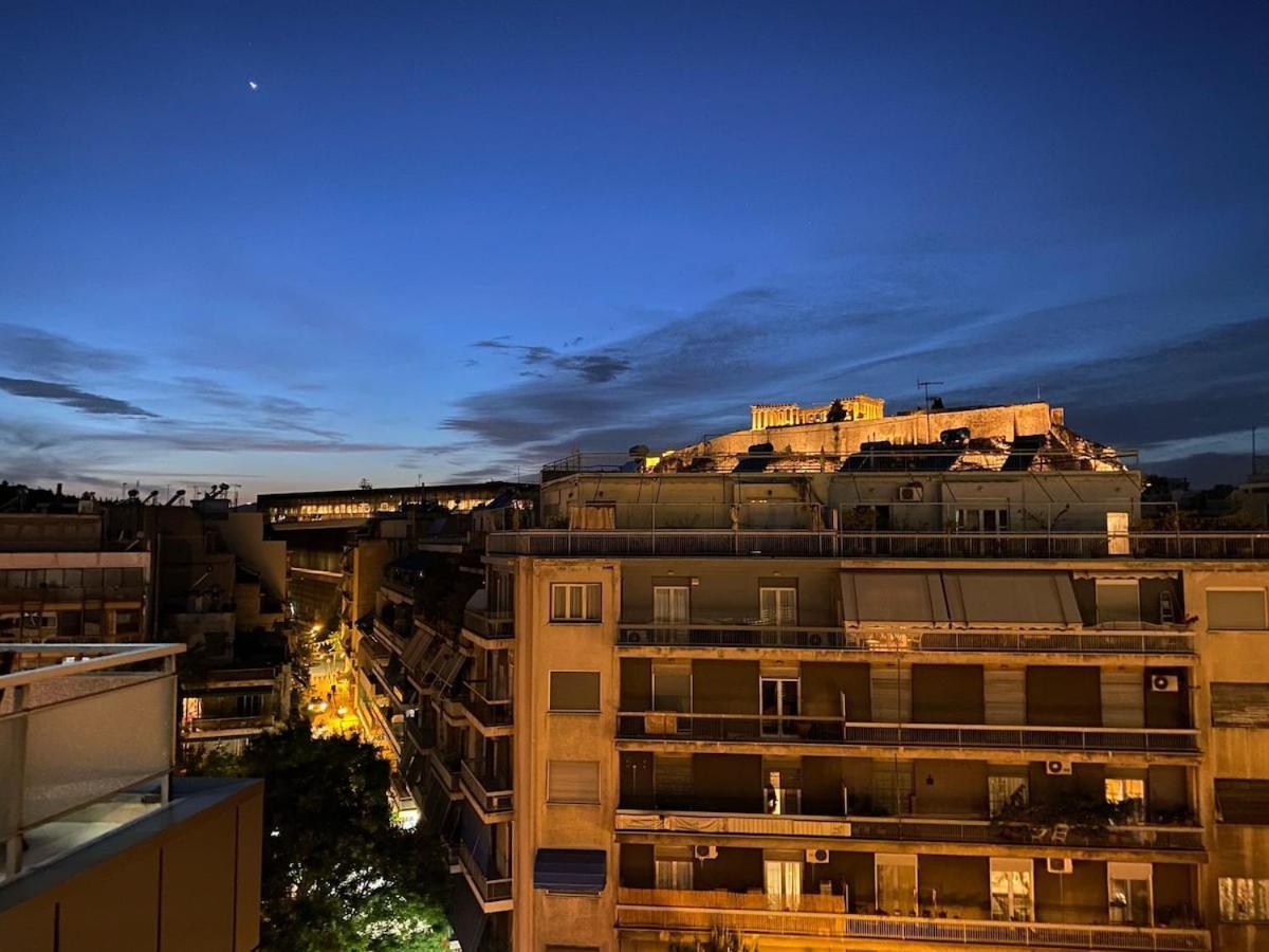 Lovely Apt W/Heated Jacuzzi &Full Acropolis View 雅典 外观 照片